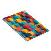 Carnet Cubes 3D colorés Conception géométrique (Côté Droit)