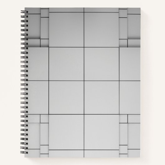Carnet Cubes Abstraits (Devant)
