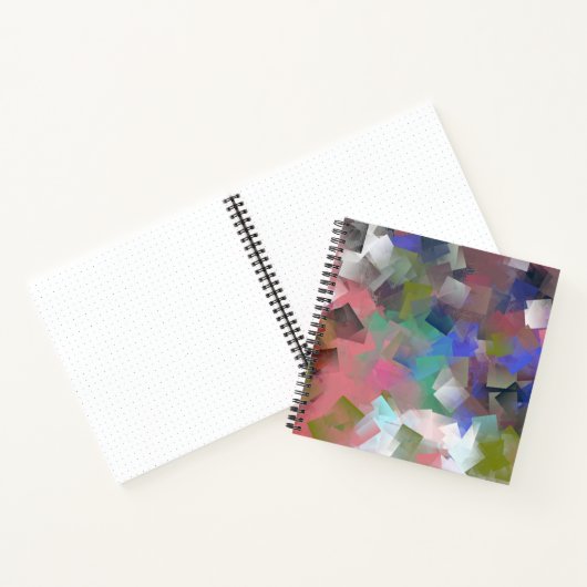 Carnet Cubes colorés Abstraits (Intérieur)