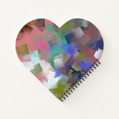 Carnet Cubes colorés Abstraits (Dos)