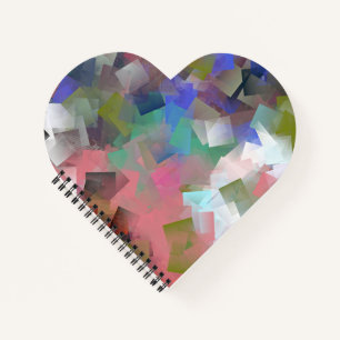 Carnet Cubes colorés Abstraits