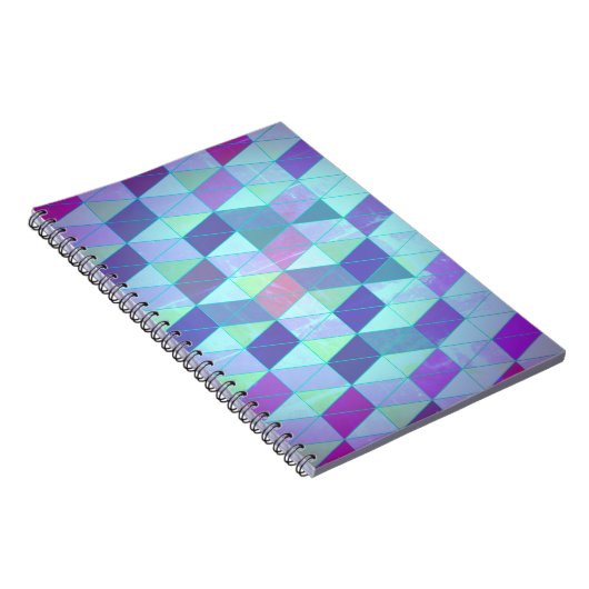 Carnet Cubes en triangles Motif géométrique (Côté Droit)