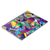 Carnet Cubes Isométriques 3D, Géométriques Sans Couleur. (Côté gauche)