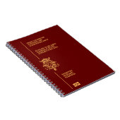Carnet Cubierta pasaporte Belgica (Côté Droit)