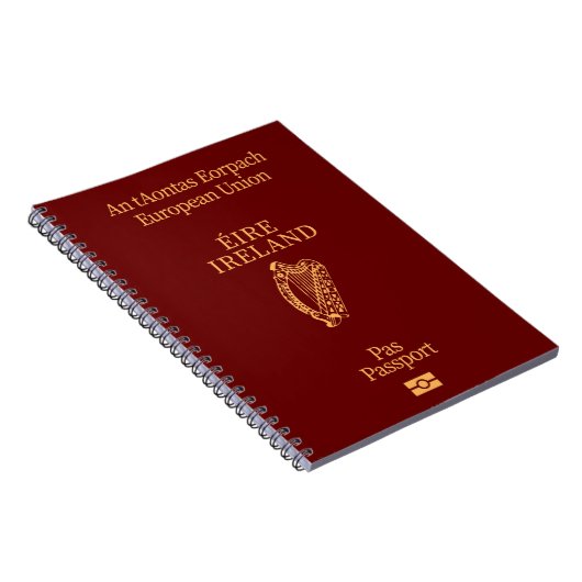 Carnet Cubierta pasaporte Irlanda (Côté Droit)
