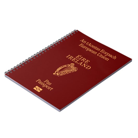 Carnet Cubierta pasaporte Irlanda (Côté gauche)