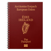 Carnet Cubierta pasaporte Irlanda (Devant)