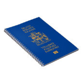 Carnet Cubierta pasaporte Islandia (Côté Droit)