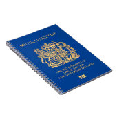 Carnet Cubierta pasaporte Reino Unido (Côté Droit)