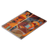 Carnet Cubisme Abstrait coloré Klee Temple Gardens (Côté gauche)
