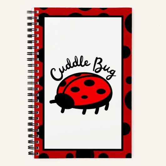 Carnet Cuddle Bug Coccinelle | Design Mignon & Douillet (Recto)
