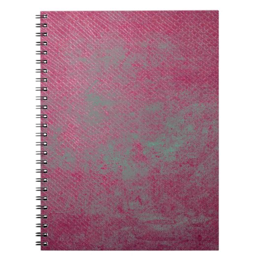 Carnet Cuir Abstrait à texture grunge (Devant)