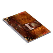 Carnet Cuir antique antique rustique de Faux de tome (Côté Droit)