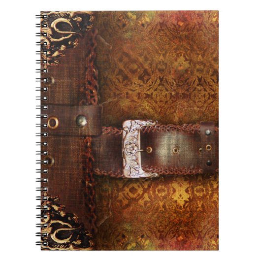 Carnet Cuir antique antique rustique de Faux de tome (Devant)