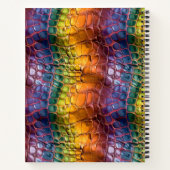 Carnet Cuir arc-en-ciel (Dos)