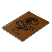 Cuir Brown Beagle ornemental Tête Illustration