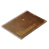 Carnet Cuir Brown Rustique Faux (Côté gauche)