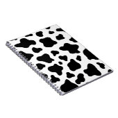 Carnet Cuir de vache noir et blanc Moderne rustique de Fe (Côté Droit)