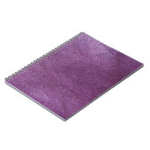 Carnet Cuir lavande (Côté gauche)