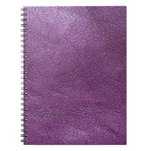 Carnet Cuir lavande (Devant)