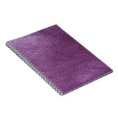 Carnet Cuir lavande (Côté Droit)