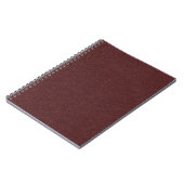 Carnet Cuir marron (Côté gauche)