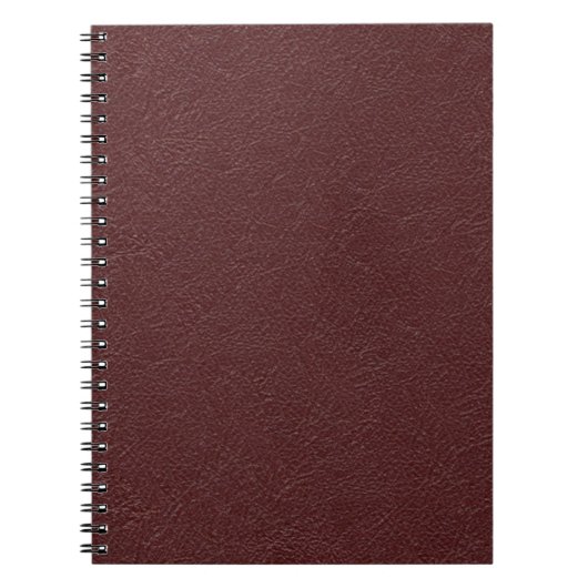 Carnet Cuir marron (Devant)
