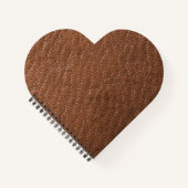 Carnet cuir marron (Devant)