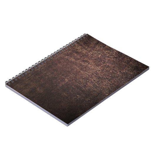 Carnet cuir marron vintage (Côté gauche)
