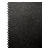 Carnet Cuir noir (Devant)