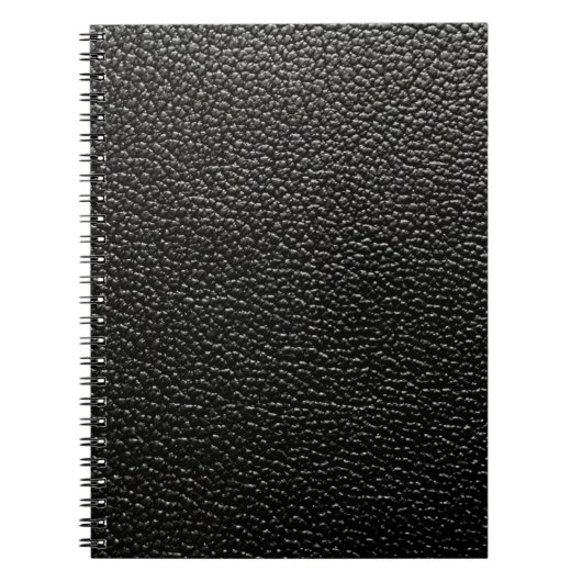 Carnet Cuir noir (Devant)