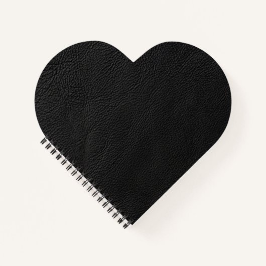Carnet Cuir noir (Devant)