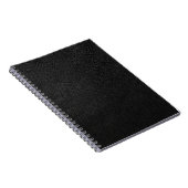 Carnet Cuir noir (Côté Droit)