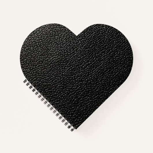 Carnet Cuir noir (Devant)