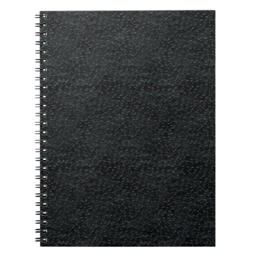 Carnet Cuir noir Faux (Devant)