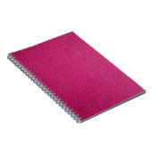 Carnet Cuir rose (Côté Droit)