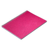 Carnet Cuir rose peau texture cuir (Côté gauche)