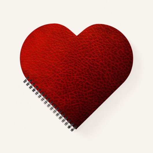 Carnet Cuir rouge (Devant)