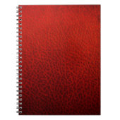 Carnet Cuir rouge (Devant)