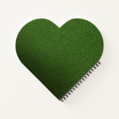 Carnet Cuir vert (Dos)