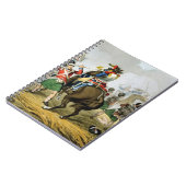 Carnet Cuirassiers français à la bataille de waterloo, (Côté gauche)