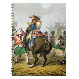 Carnet Cuirassiers français à la bataille de waterloo,