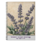 Carnet Cuisine Herboriste Lavande Ancienne (Devant)