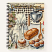 Carnet Cuisine maison confortable avec tablier (Devant)
