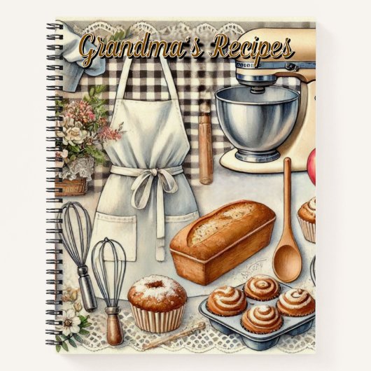 Carnet Cuisine maison confortable avec tablier (Devant)
