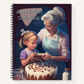 Carnet Cuisine Mère & Enfant, Custom 'Ma Première Recette