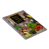 Carnet Cuisine personnalisable (Côté Droit)