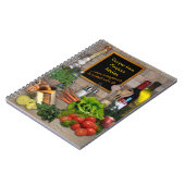 Carnet Cuisine personnalisable (Côté gauche)
