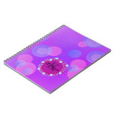 Carnet Cuisine rose bulle bleu bureau amusant (Côté gauche)