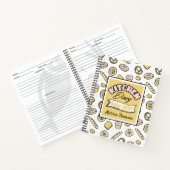 Carnet Cuisine rose jaune mignonne Édition de cuisson (Intérieur)